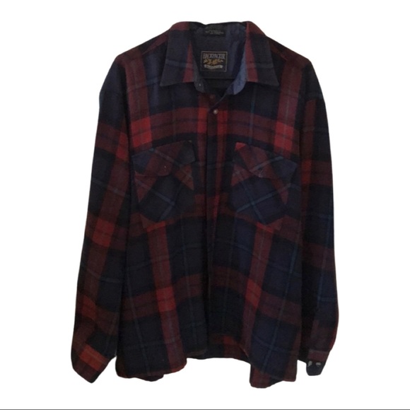 Other - 🦖EUC plaid flannel shirt size XL